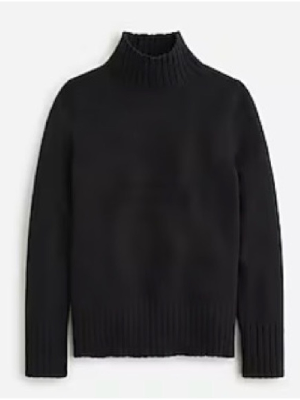 J. Crew Women's Black Turtleneck Sweater size XS